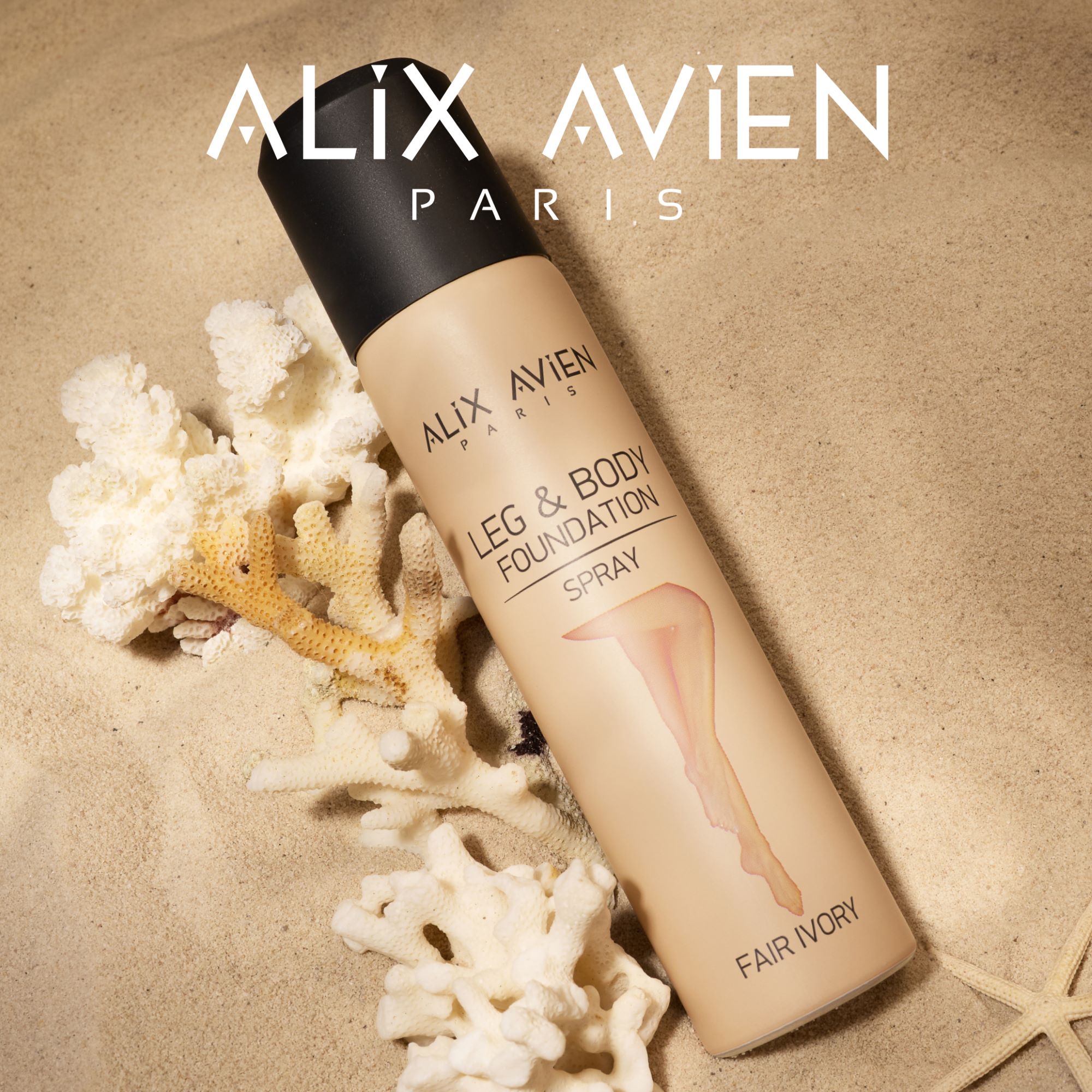 Тональное средство для тела и ног ALIX AVIEN (Foundation spray leg&body fair ivory 75ml)