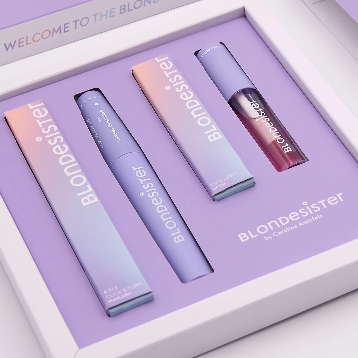 Набор для макияжа Essential kit BLONDESISTER (mascara & lip oil)